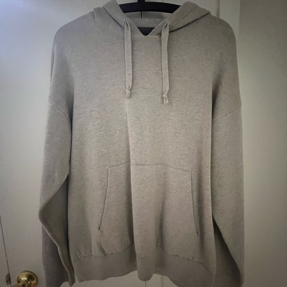 BANANA REPUBLIC high quality beige supima cotton hoodie - Picture 1 of 3